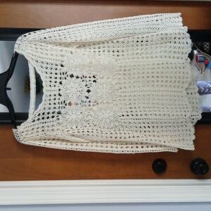 Free People crochet tunic top M